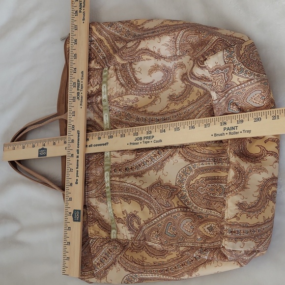 Lesportsac Pastel Paisley Tote Bag. 17.5” X 19.5” - Picture 12 of 14